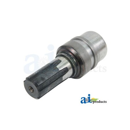 A & I Products Bearing Stub Shaft, 2200 Series, 1 3/8" 6 Spline, 1 3/8" Bearing Dia., 4 1/2" Length 2.5"x2.5"x6.5" A-D225009